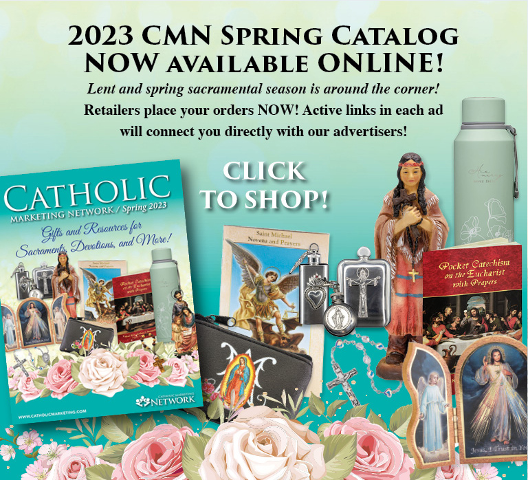 Catholic Marketing homepage Save the date mobile