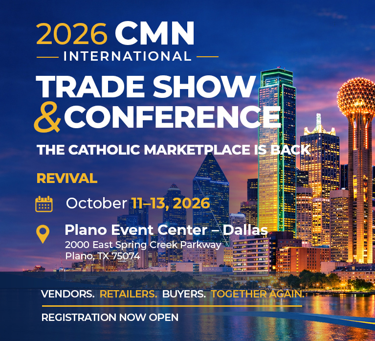 Catholic Marketing homepage Save the date mobile