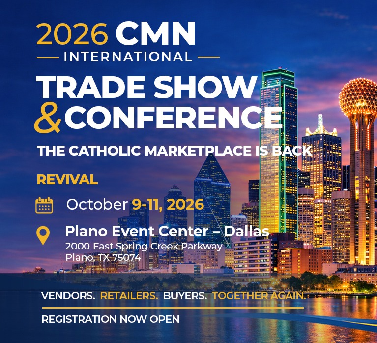 Catholic Marketing homepage Save the date mobile